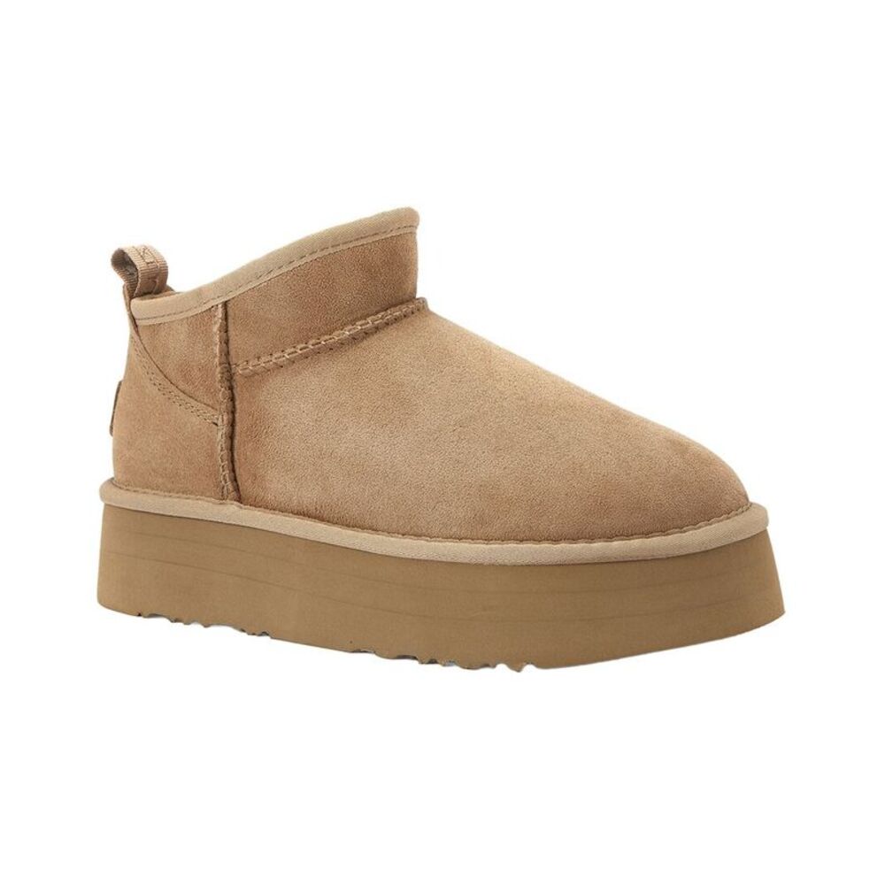 Australia Luxe Collective Cosy Ultra Short Platform Sheepskin Boot, Brown